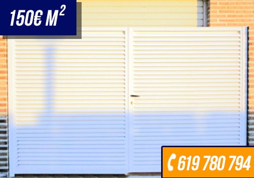 Oferta puertas metálicas modelo lamas en z